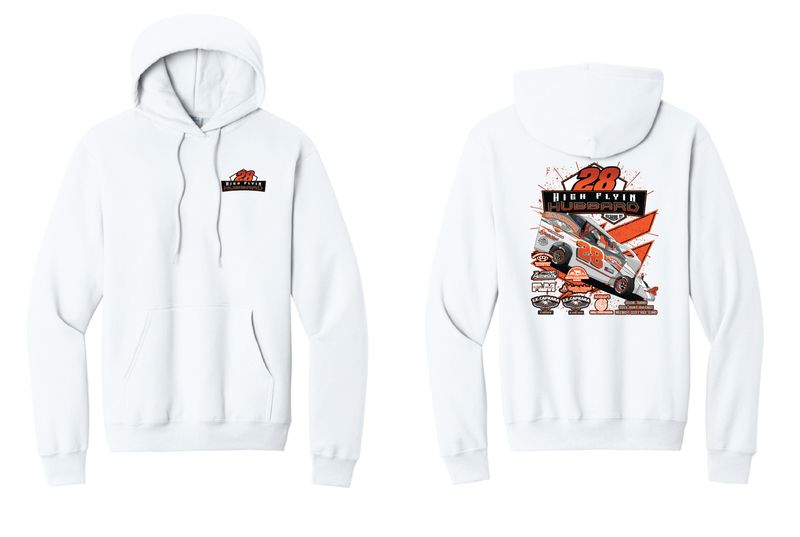 2026 Hubbard Racing Hoodie | PC78H White