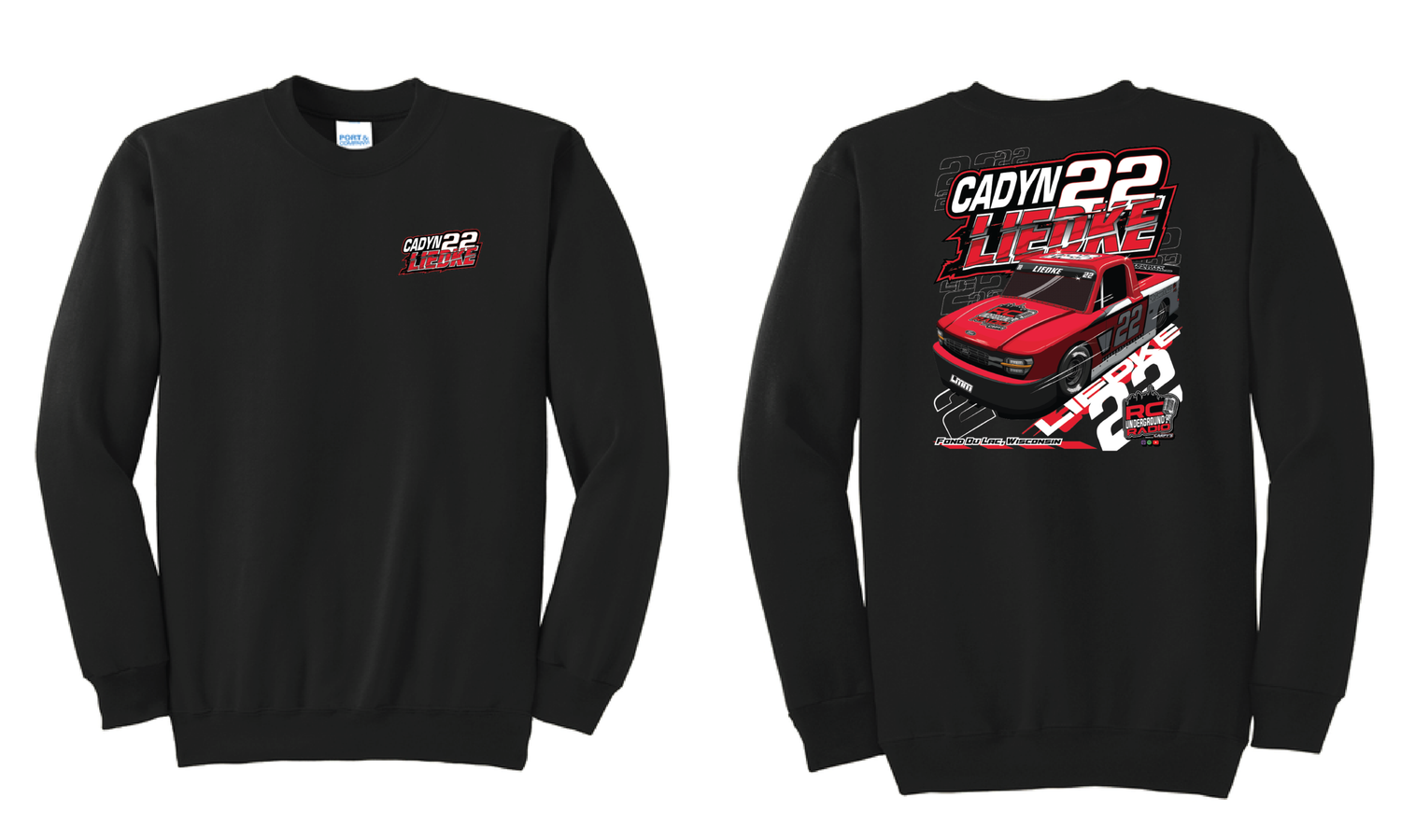 2026 Cadyn Liedke Crewneck | PC78 Black