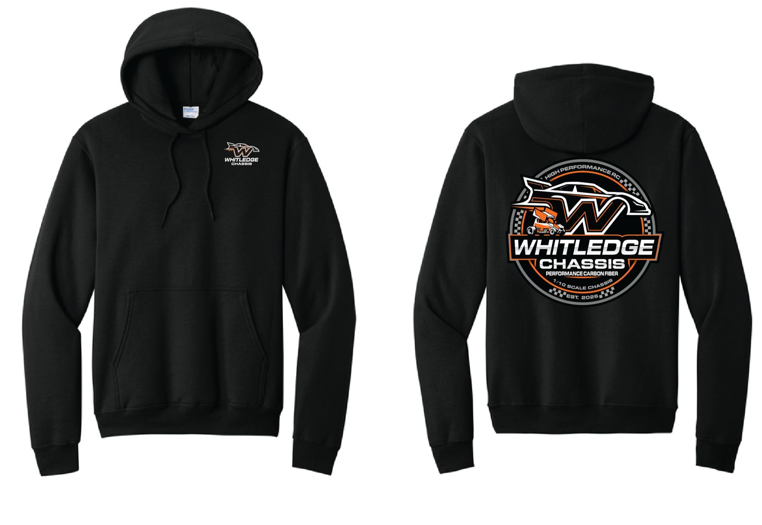 Whitledge Chassis W Logo Hoodie | PC78H Black