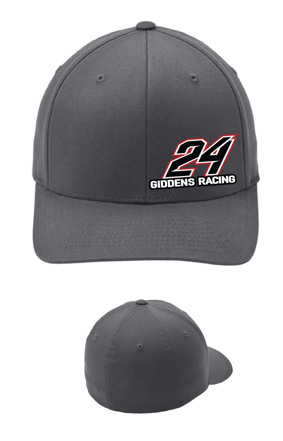 2026 Giddens Race Team Fitted Hat | C813 Graphite