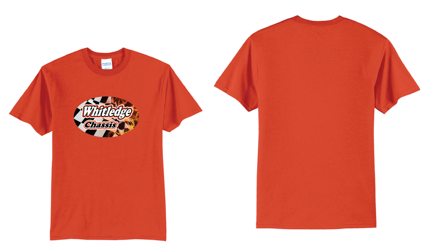 Whitledge Chassis Classic Logo TShirt | PC55 Orange