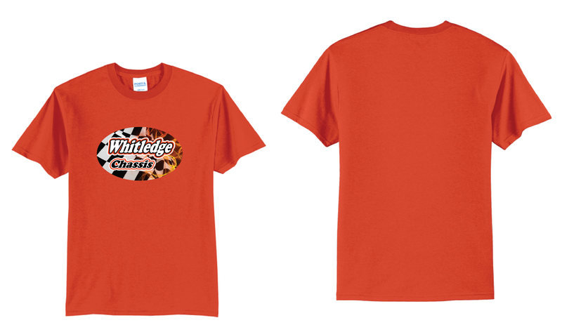 Whitledge Chassis Classic Logo TShirt | PC55 Orange