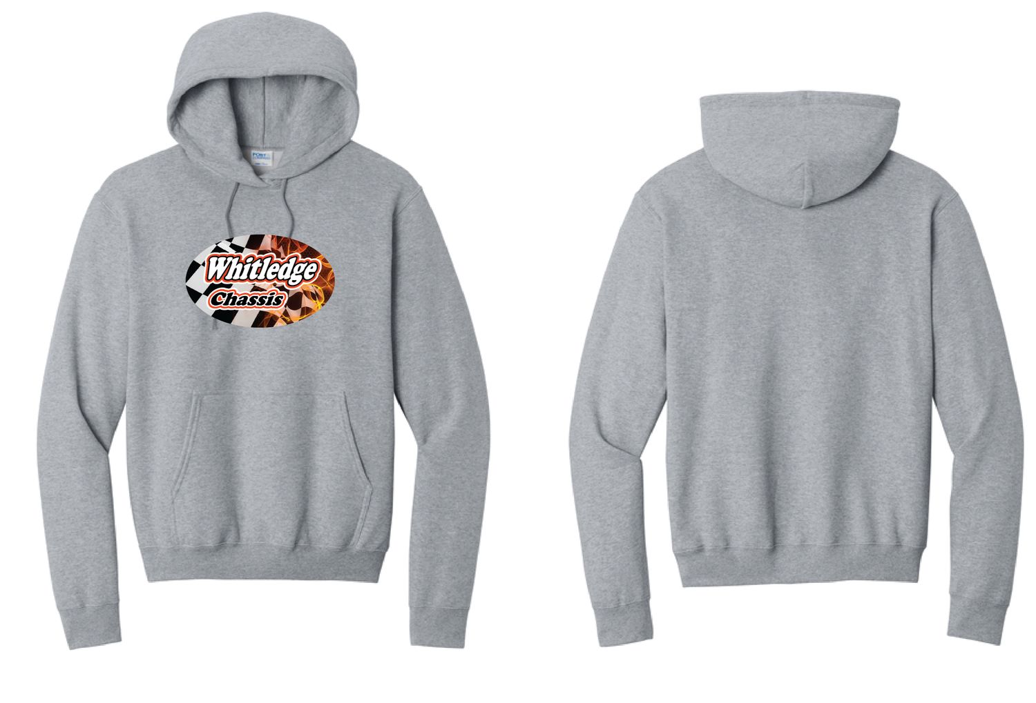 Whitledge Chassis Classic Logo Hoodie | PC78H Athletic Heather