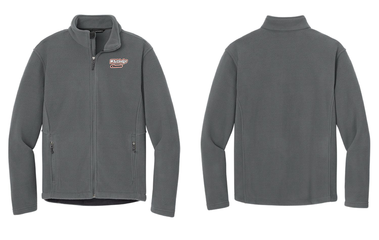 Whitledge Chassis Classic Logo Fleece Jacket | F217 Deep Smoke