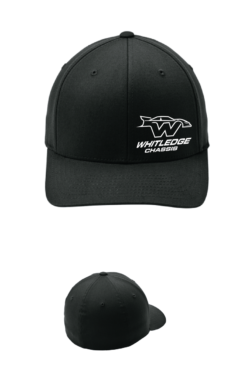 Whitledge Chassic W Logo Flexfit Hat | C813 Black