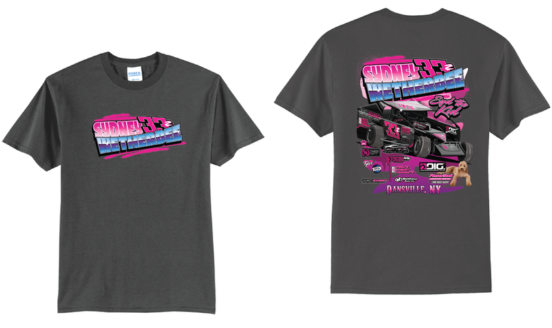 2026 Sydney Wetherbee TShirt | PC55 Charcoal