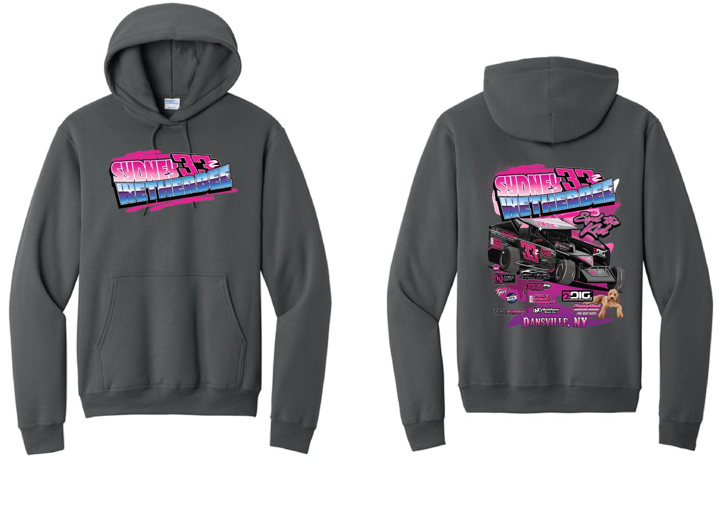 2026 Sydney Wetherbee Hoodie | PC78H Charcoal