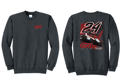2026 Giddens Race Team Crewneck | PC78 Dark Heather Grey