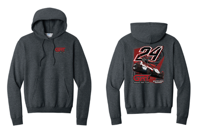 2026 Giddens Race Team Hoodie | PC78H Dark Heather Grey