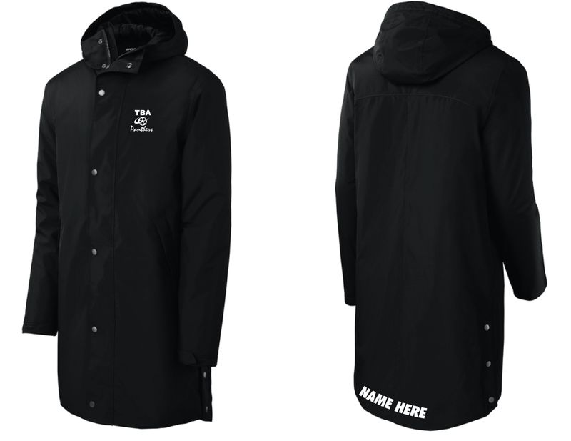 FLP Sport-Tek Waterproof Insulated Sideline Parka | JST55 Black