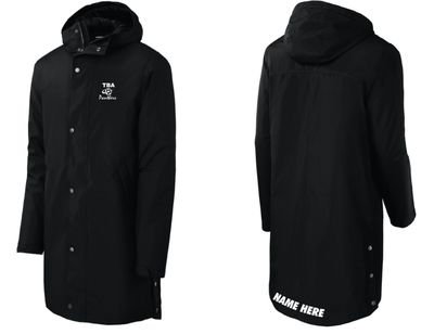 FLP Sport-Tek Waterproof Insulated Sideline Parka | JST55 Black