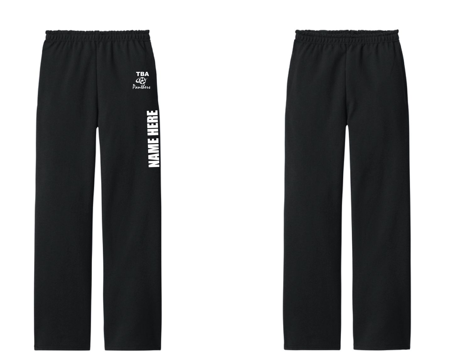 FLP Open Bottom, Pocket Sweatpant | 974MP Black