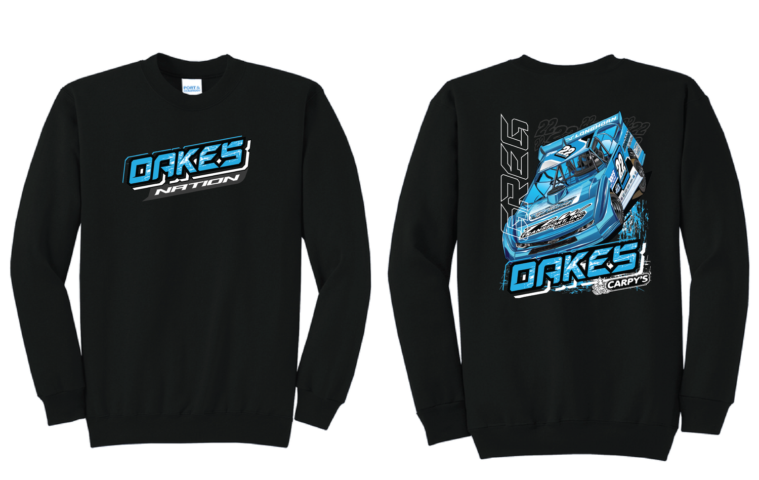 2026 Greg Oakes Crewneck | PC78 Black