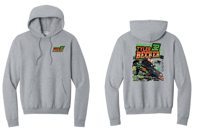 2026 Becker Racing Hoodie | PC78H Athletic Heather
