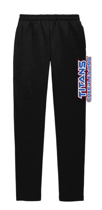 Titans Cheer- Sport-Tek Open Bottom Sweatpant | ST257