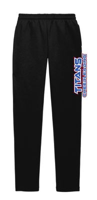 Titans Cheer- Sport-Tek Open Bottom Sweatpant | ST257