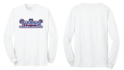 Titans Cheer- Port &amp; Co Core Blend Long Sleeve | PC55LS