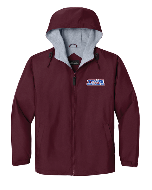 Titans Cheer- Port Authority Team Jacket | JP56 Maroon/Light Oxford
