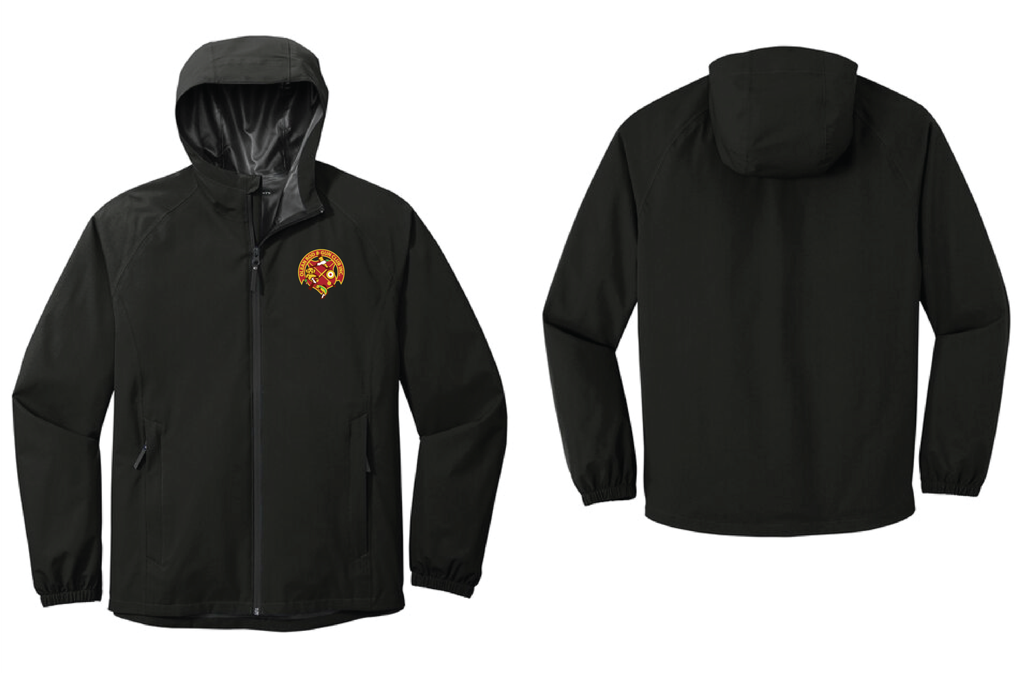 Olean Rod &amp; Gun Club Rain Jacket | J407 Black