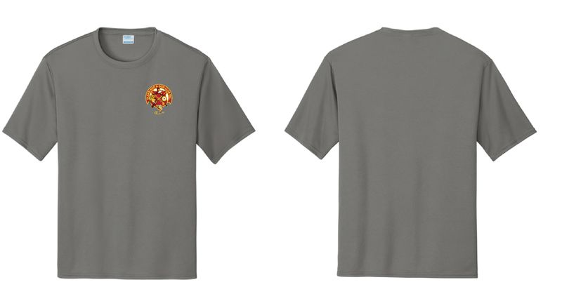 Olean Rod &amp; Gun Club DriFit TShirt | PC380 Grey Concrete