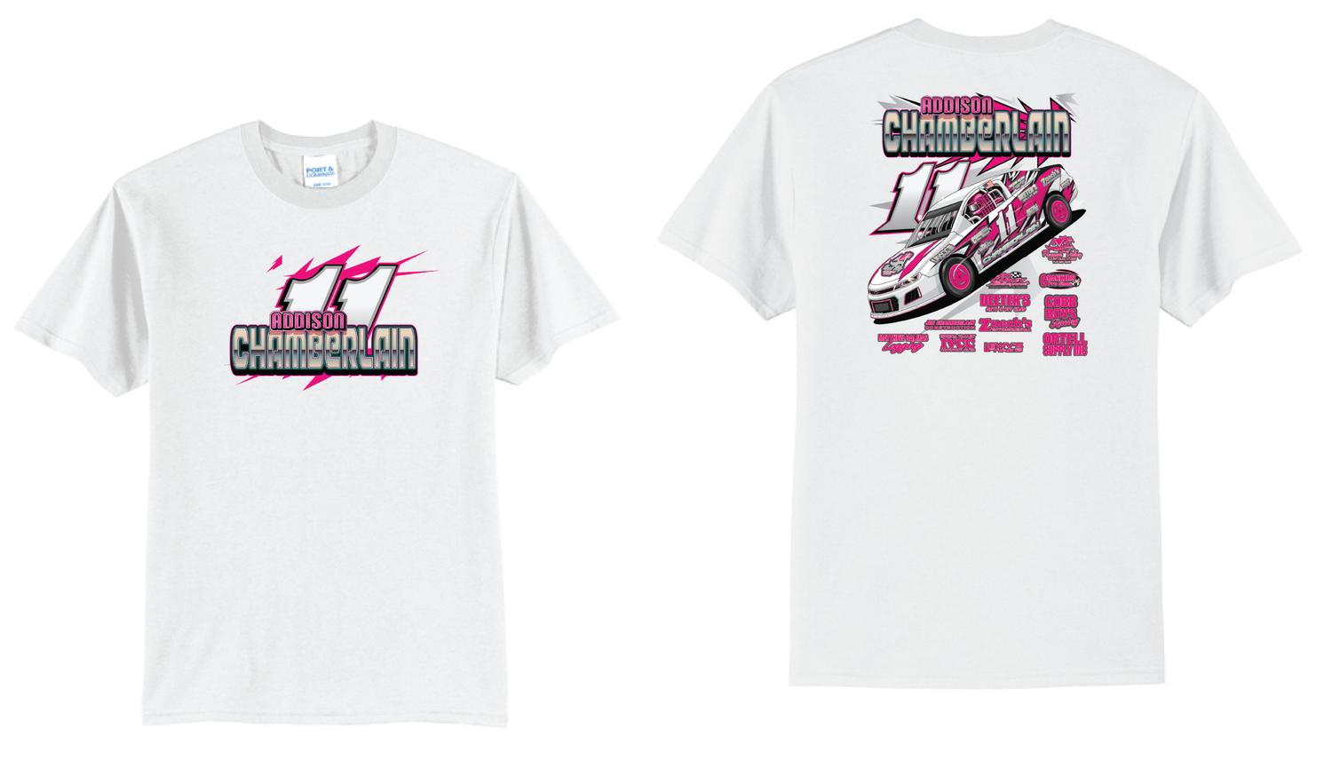 Addison Chamberlain TShirt | PC55 White