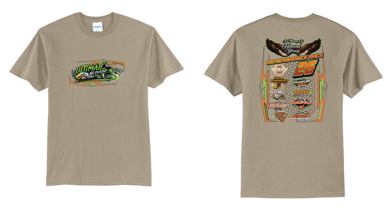 2026 Howard Young Race TShirt | PC55 Desert Sand