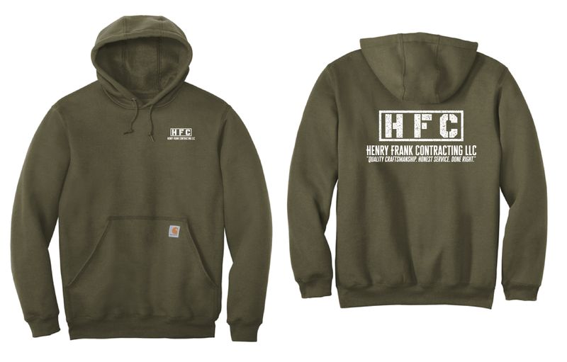 HFC Carhartt Midweight Hoodie | CTK121 Moss