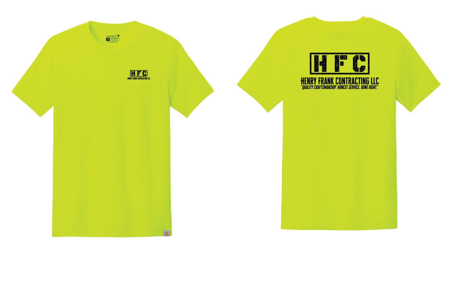 HFC Carhartt Short Sleeve T-Shirt | CT106020 Brite Lime