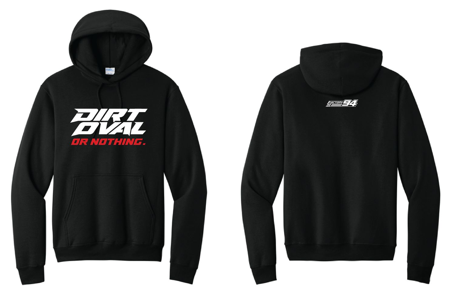 F94 Dirt Oval Hoodie | PC78H Black