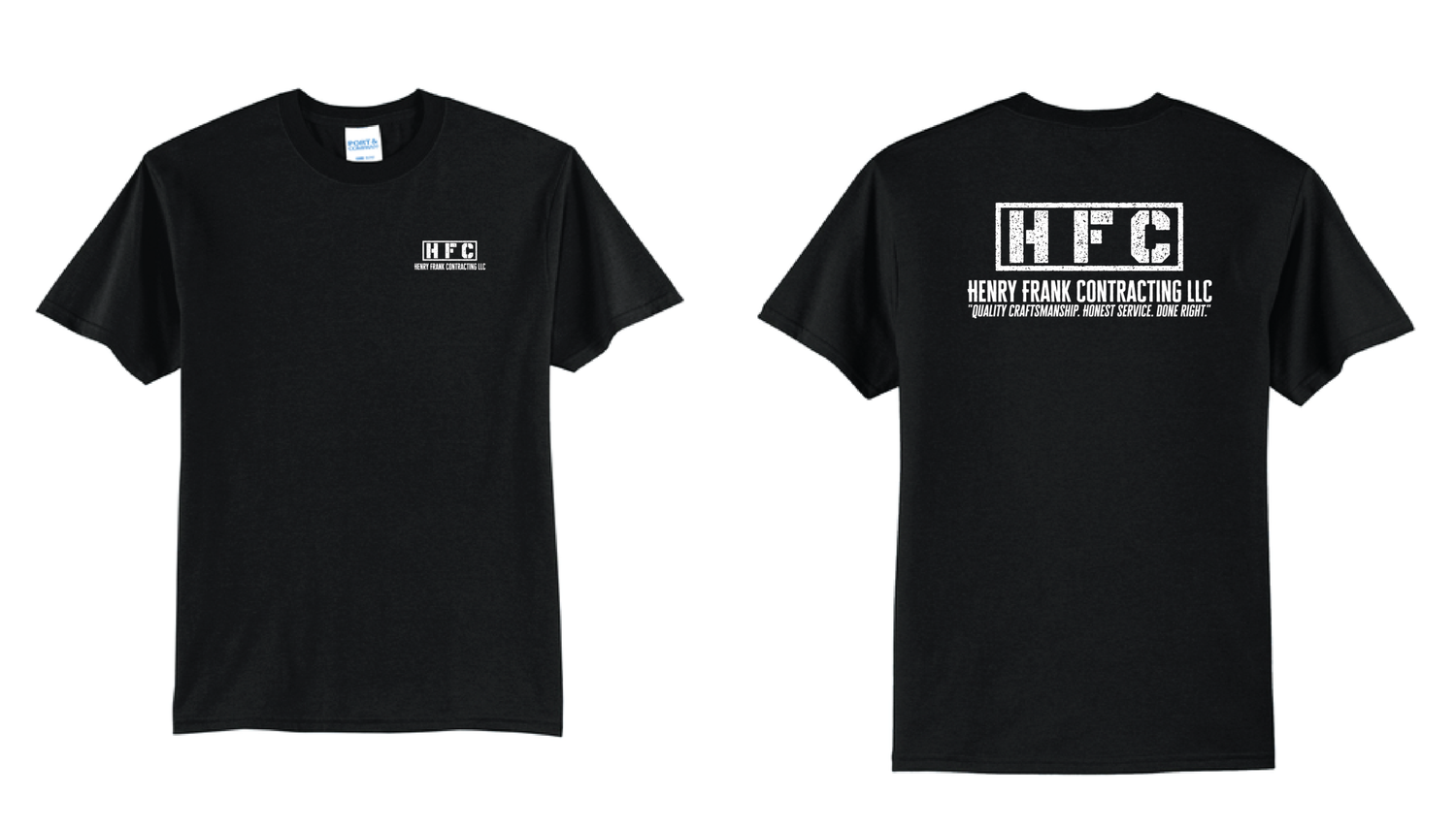 HFC Port &amp; Co Core Blend TShirt | PC55 Black