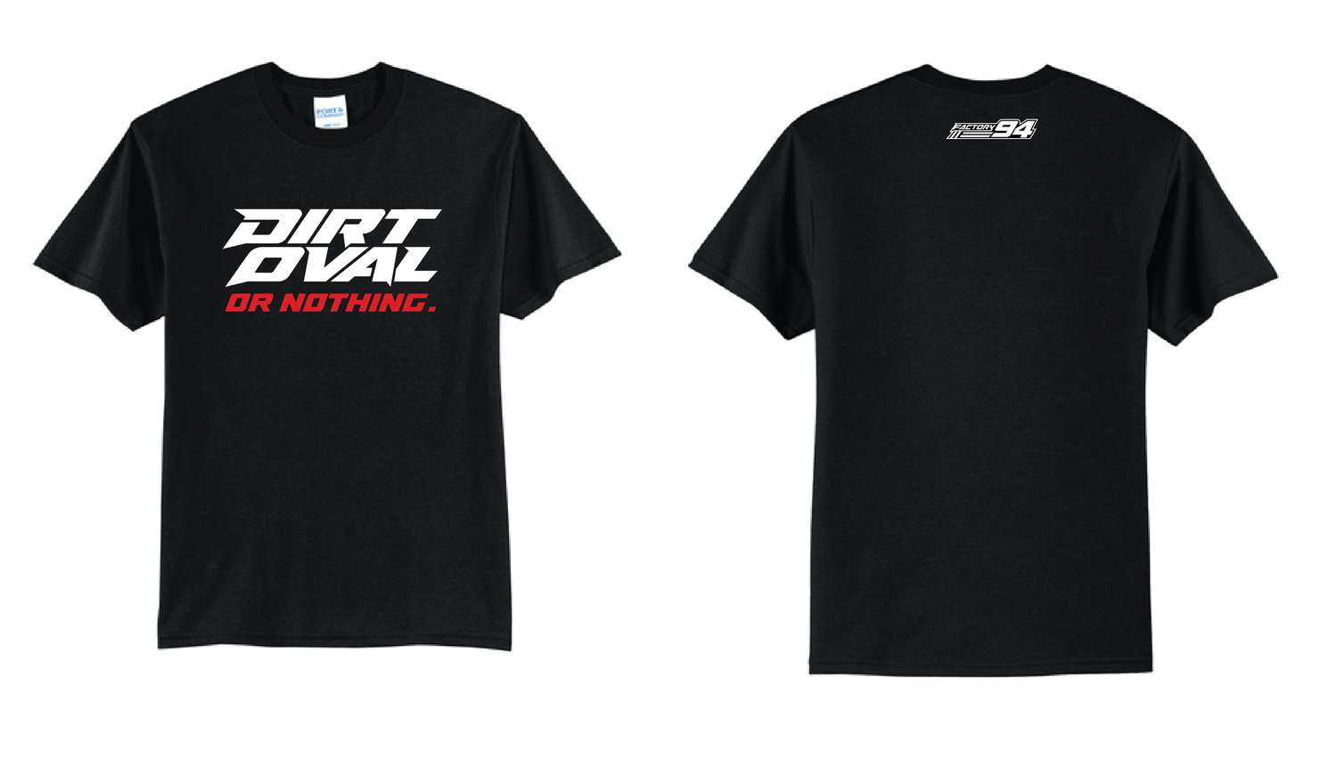 F94 Dirt Oval TShirt | PC55 Black