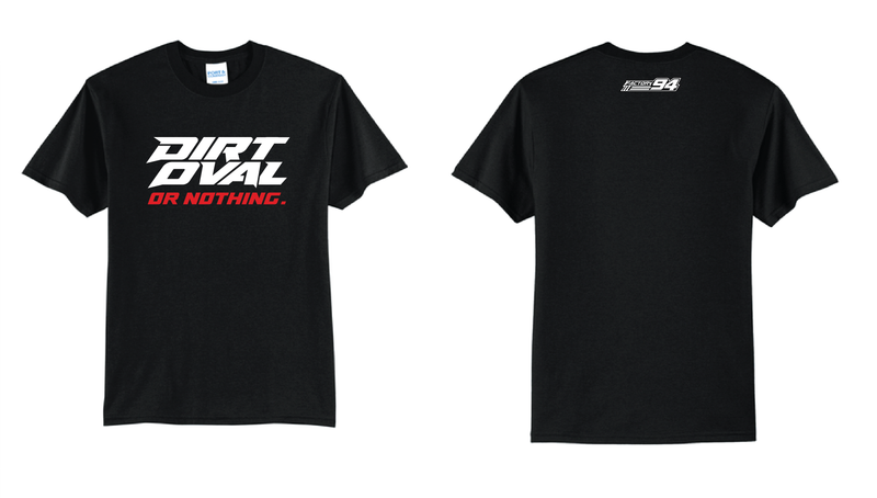 F94 Dirt Oval TShirt | PC55 Black