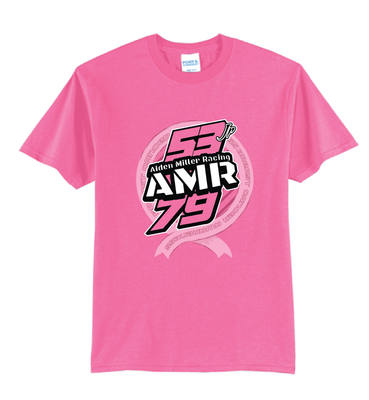 2026 Aiden Miller Breast Cancer Awareness TShirt | PC55 Neon Pink