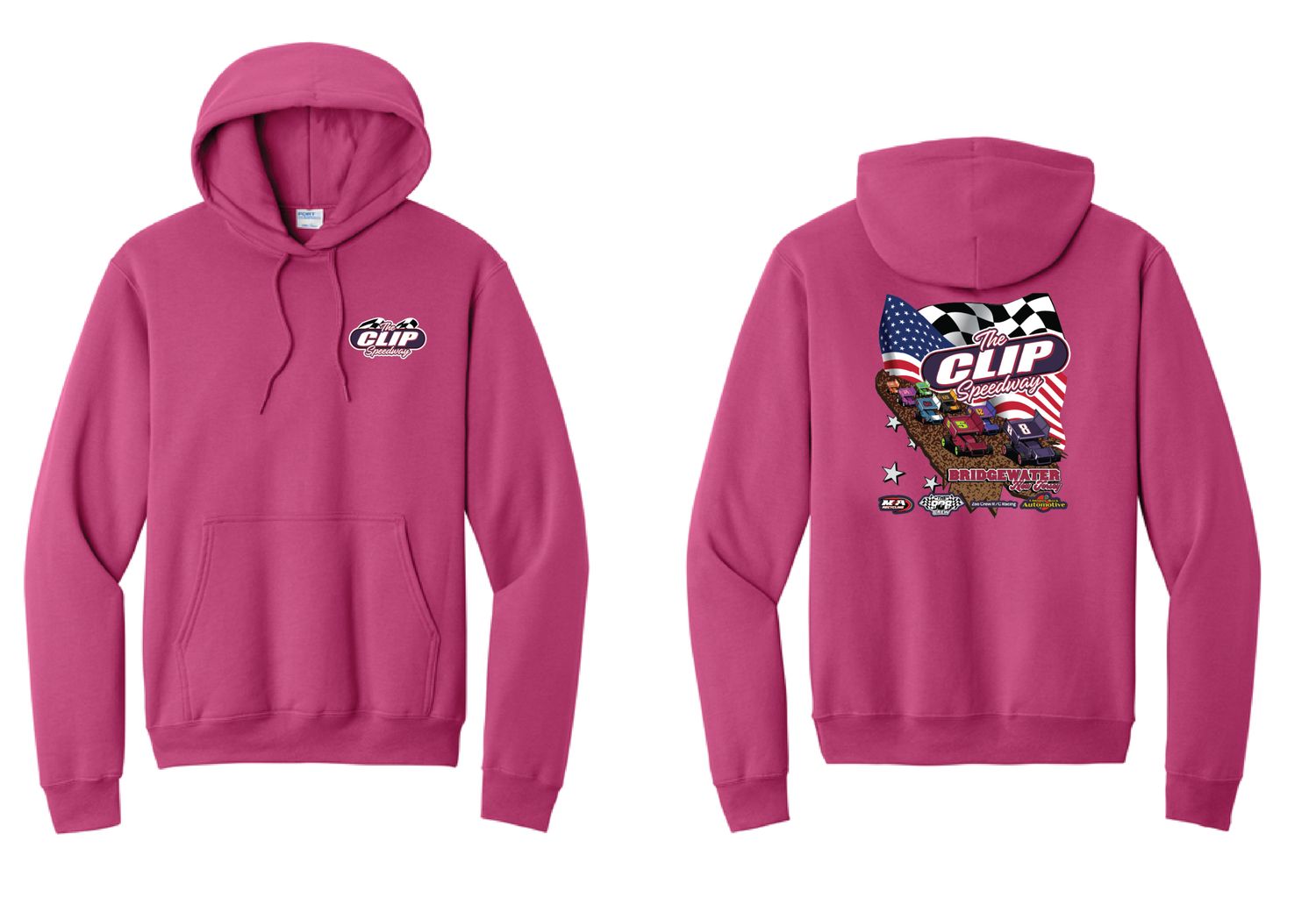 The Clip Speedway Hoodie | PC78H Sangria