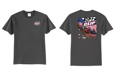 The Clip Speedway TShirt | PC55 Charcoal