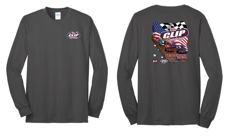 The Clip Speedway Long Sleeve Shirt | PC55LS Charcoal