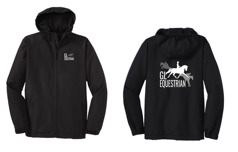 GL Equestrian Hooded Charger Jacket | J327 True Black