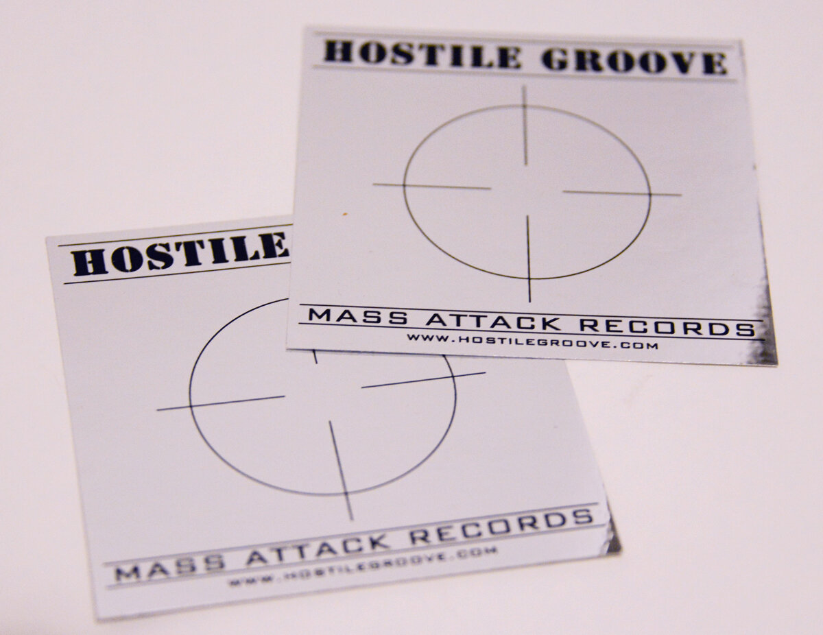 Hostile Groove Massattack Records Sticker *rare Hostile Groove Massattack Records Sticker *rare