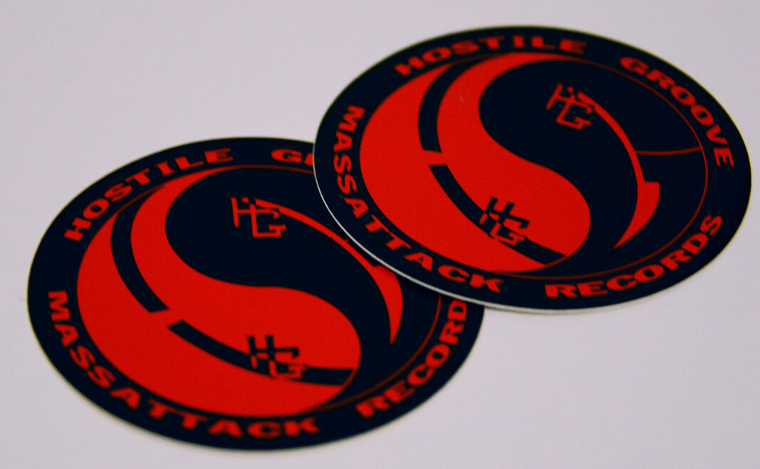 Hostile Groove Yin-Yang Sticker Hostile Groove Yin-Yang Sticker