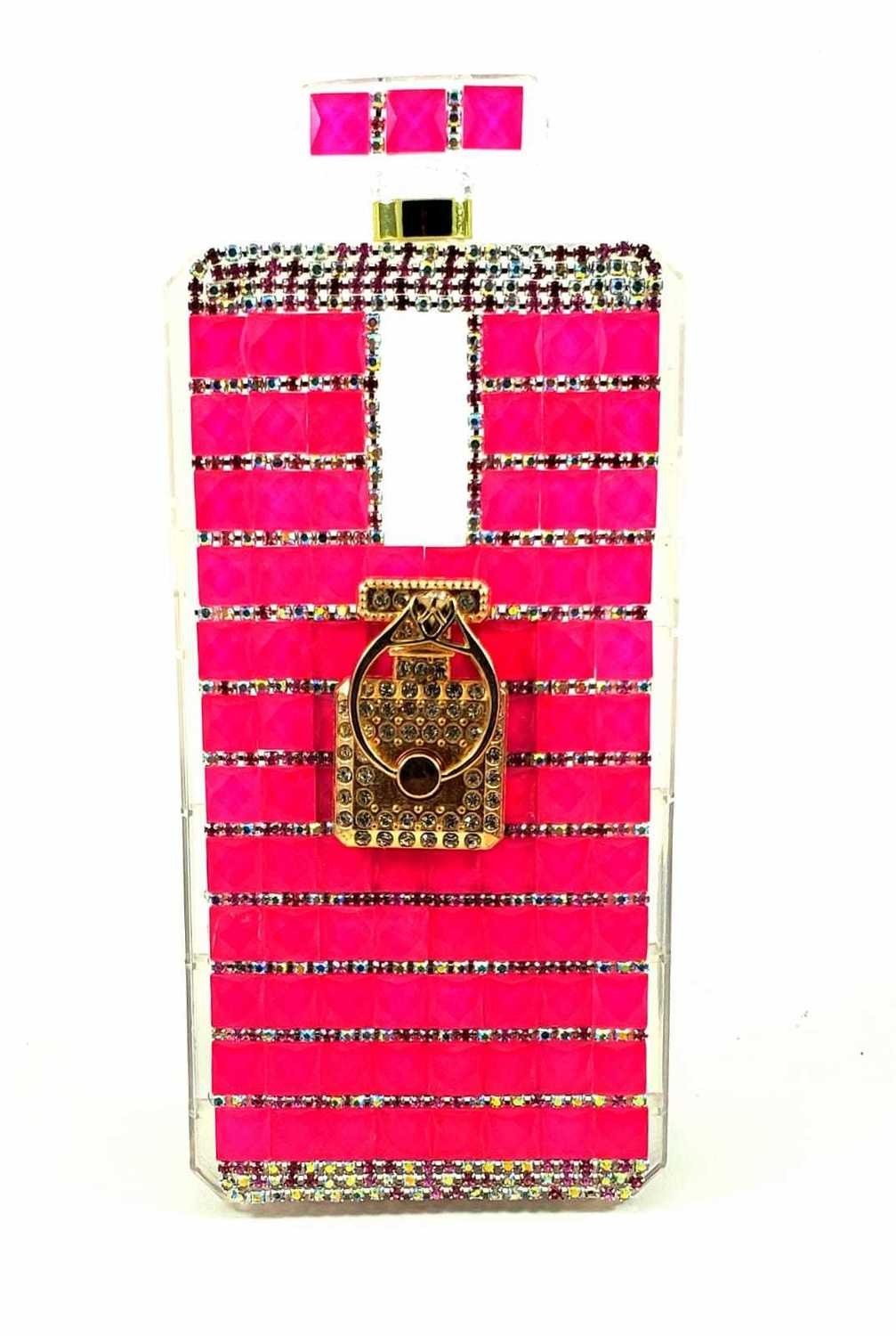 iPhone 6/7/8 Perfume Bottle w/ Ring Holder (Hot Pink)