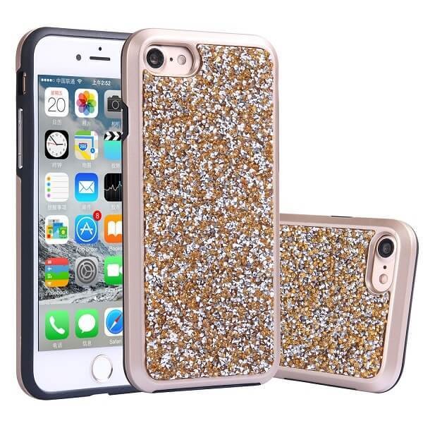 Electroplated Diamond Hybrid Series for iPhone 6/7/8 (Pink)