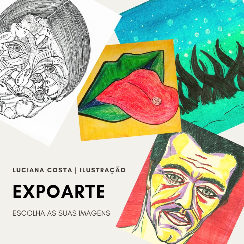 Telas e ilustrações