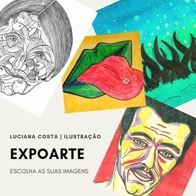 Telas e ilustrações