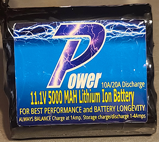 Li-Ion 11.1V 5000Mah FLAT Battery Pack