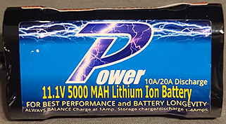Li-Ion 11.1V 5000Mah Triangle Battery Pack