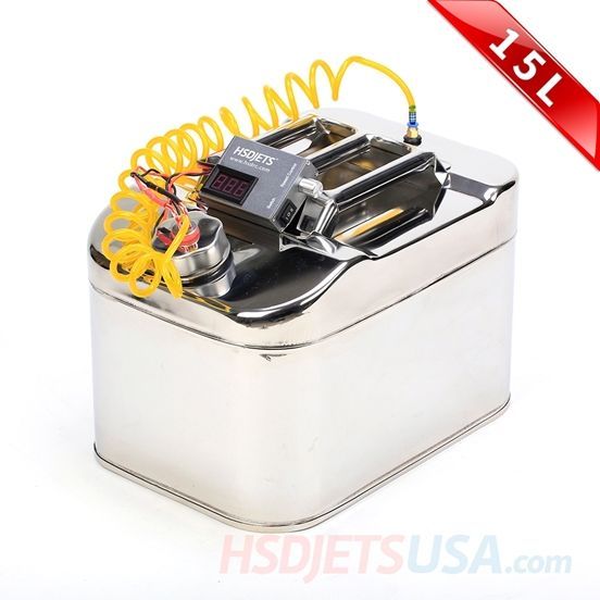 HSDJETS 15L Fuel Tank (Stainless Steel)