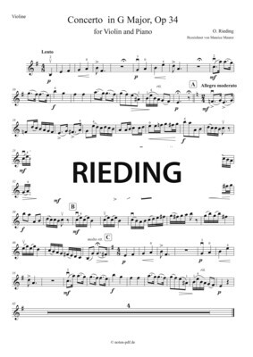 Rieding: Concerto in G Major Op. 34, 2. Movement