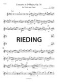 Rieding: Concerto in D Major Op. 36, 3. Movement