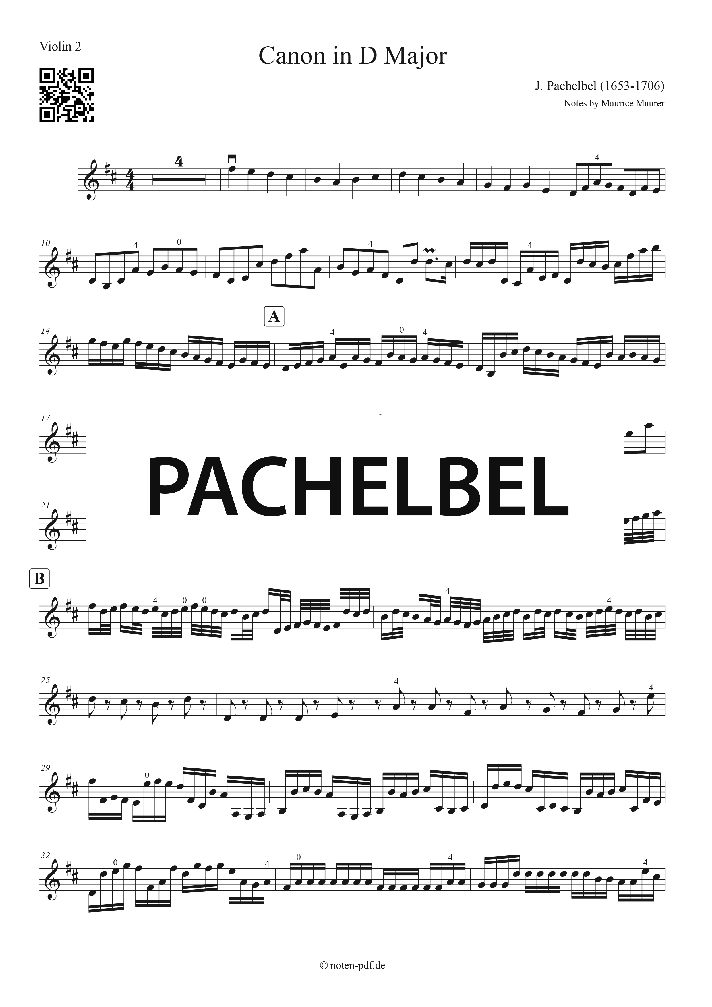 Pachelbel: Canon in D Major + MP3