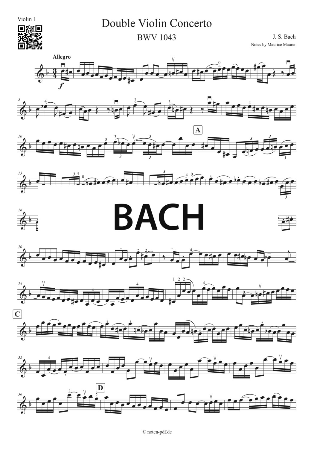 Bach: Double Violin Concerto - 3. Movement